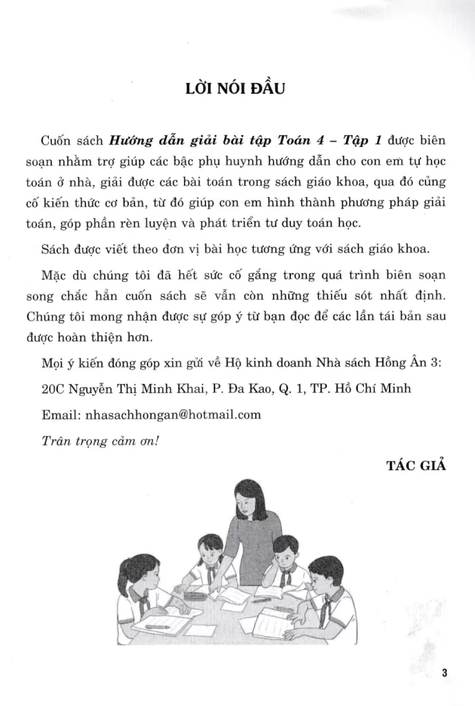HƯỚNG DẪN GIẢI BÀI TẬP TOÁN LỚP 4 - TẬP 1 (Bám sát SGK Cánh Diều)